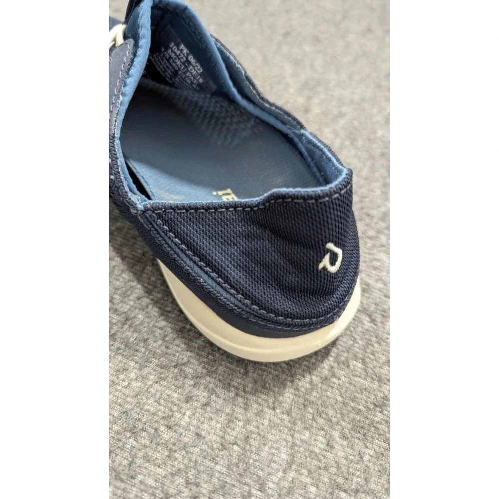 OluKai Moku Pae Boat Sneaker Shoes Mens 9 Blue White Mesh Travel Low Top